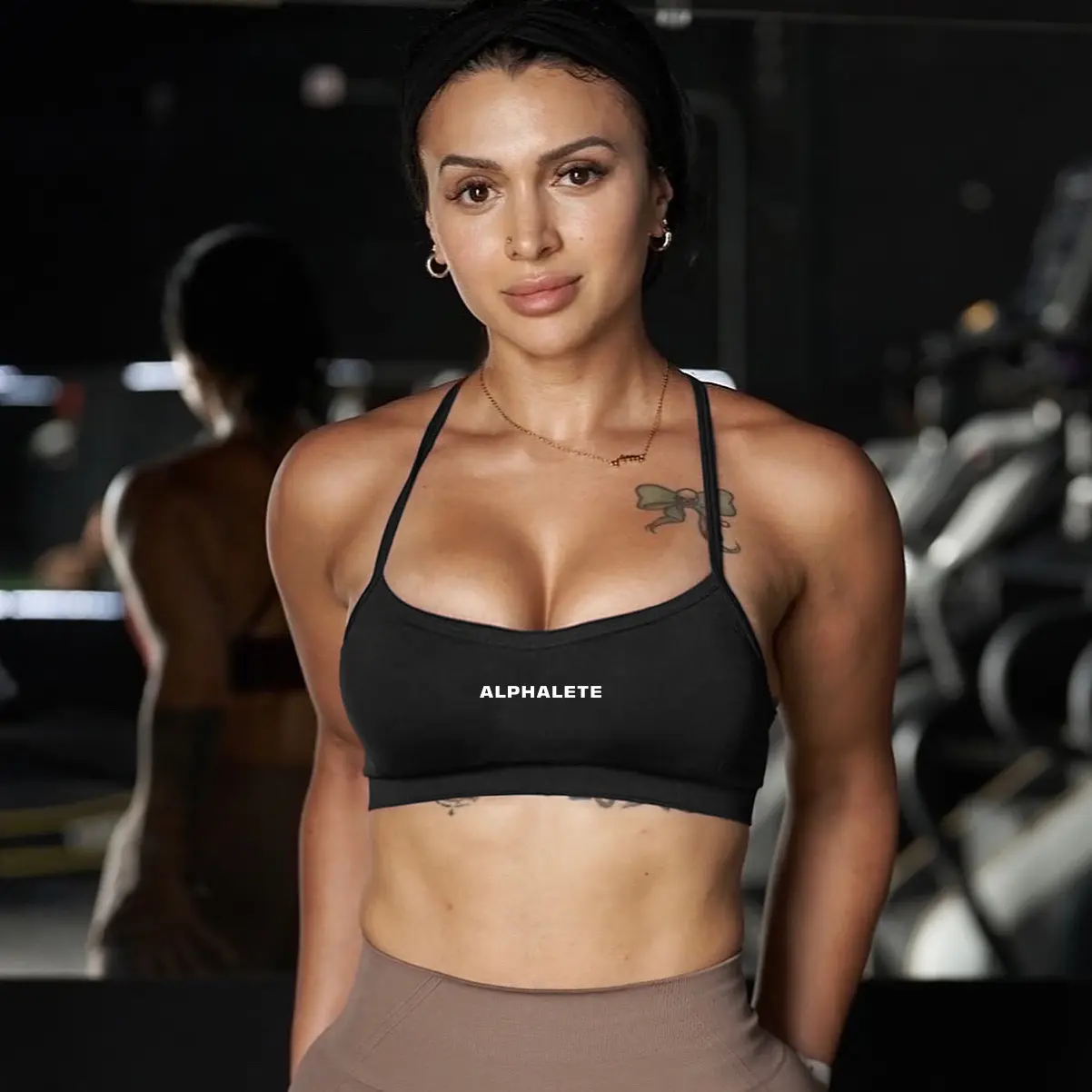 Women's Sports Bra Alpha Y Back Camisole Soft Skin friendly Wireless Push Up Workout Tops For Gym Yoga Running Fitness Training Daily Wear