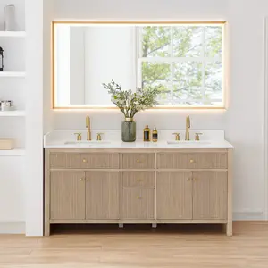 Cerrito 72" double vanity with top