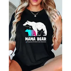100% Cotton Unisex Pregnancy and Infant Loss Miscarriage T-Shirt for Mother – Graphic Print, Game Day Outfit, TikTok Viral Look