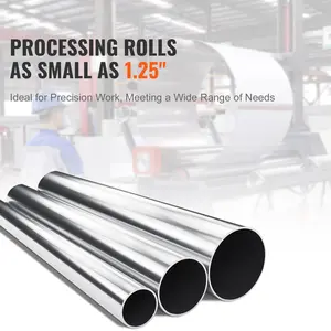 VEVOR Slip Roll Machine, 12.6 inches Forming Width in 20 Gauge Capacity, Sheet Metal Slip Roller Rolling Bending Machine, with 2 Detachable Rollers for Low Carbon Steel Copper Aluminum Alloy Sheet