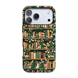 Casely iPhone 17 Pro Case | Book Nook | Floral Library | Bold Protective Design | Compatible with MagSafe