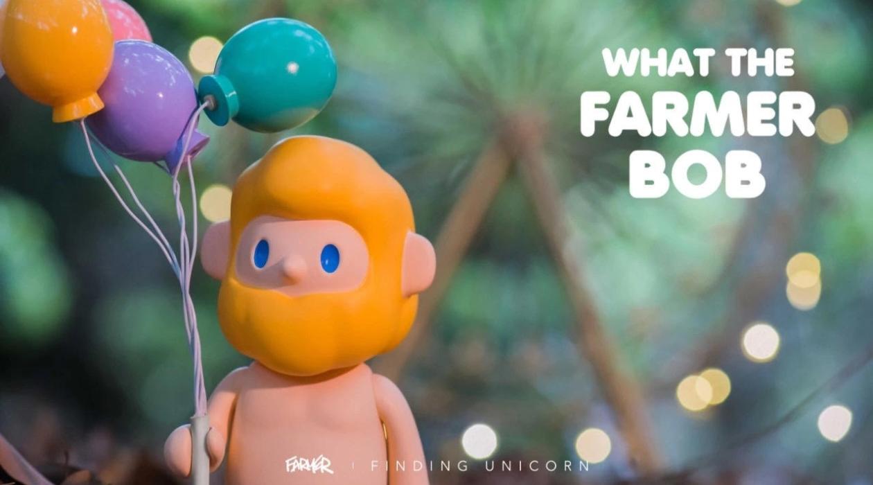 [FINDING UNICORN] 【Live Unboxing】200% FARMER BOB WHAT THE FARMER BOB Collection Figurine Toys for Modern Home Decor, Collectible Art Toy Cute Figures Desktop Ornament Collectible Toys Birthday Gifts