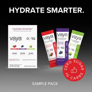 Vaya Electrolyte Powder | Sugar-Free Hydration Mix | 15 Stick Sample Pack