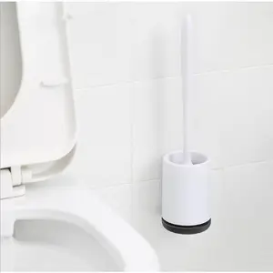 Non-stick Hair Soft Plastic Brush Head Toilet