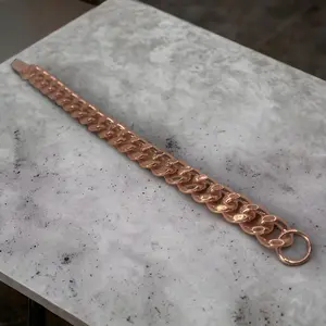 Copper Cuban Link Bracelet