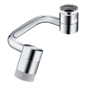 Versatile Rotating Faucet Extender for Kitchen and Bathroom Sinks - Enhance Water Control and Simplify Cleaning