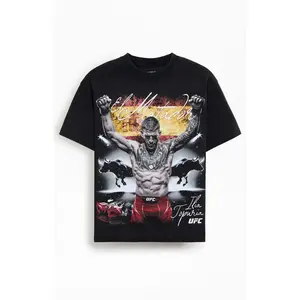 UFC Men's Ilia Topuria Bully Oversized T-Shirt - Multicolor