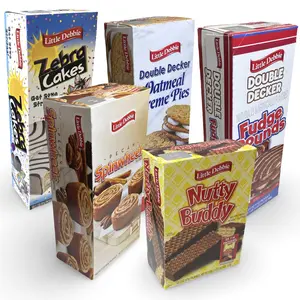 Little Debbie Mega Sized Snack Cakes Variety Pack - Nostalgic & Unique Snacks Food Bundle Package, 5 Treats: Nutty Peanut Buddy Bars, Oatmeal & Fudge Double Decker Rounds, Pecan Bun Spin Wheels, Zebra Black & White Cakes for Cupboard Storage