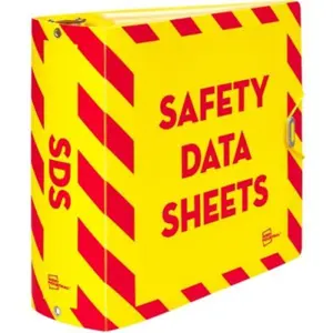 Avery AVE77714 3 in. UltraDuty Ring Binder, Yellow & Red