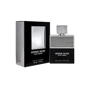 Intense Silver Pour Homme Eau De Parfum By Fragrance World 100ml 3.4 FL OZ