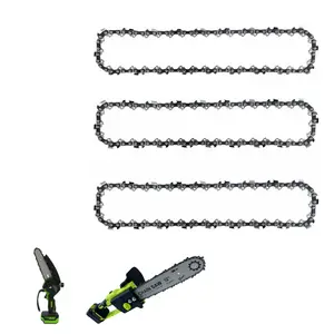 Holyever 6"/10"/12" Chainsaw Replacement Chain, Universal High Carbon Steel, Fits Most Saws, Ideal for Wood Cutting & Tree Trimming