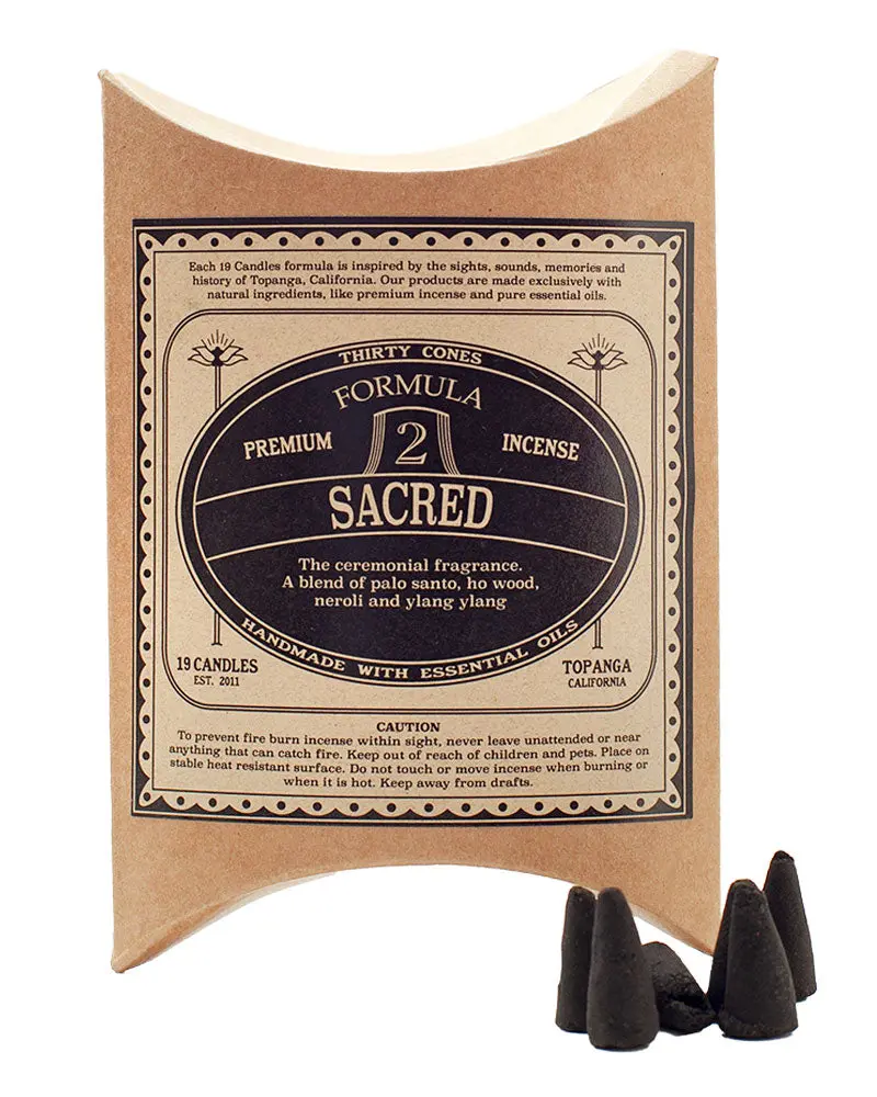 Sacred Incense Cones (30ct)