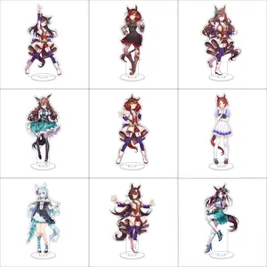 Anime Pretty Derby Cosplay Acrylic Stand Ornaments Duramente Akikawa Yayoi Special Week Figure Stand Gifts