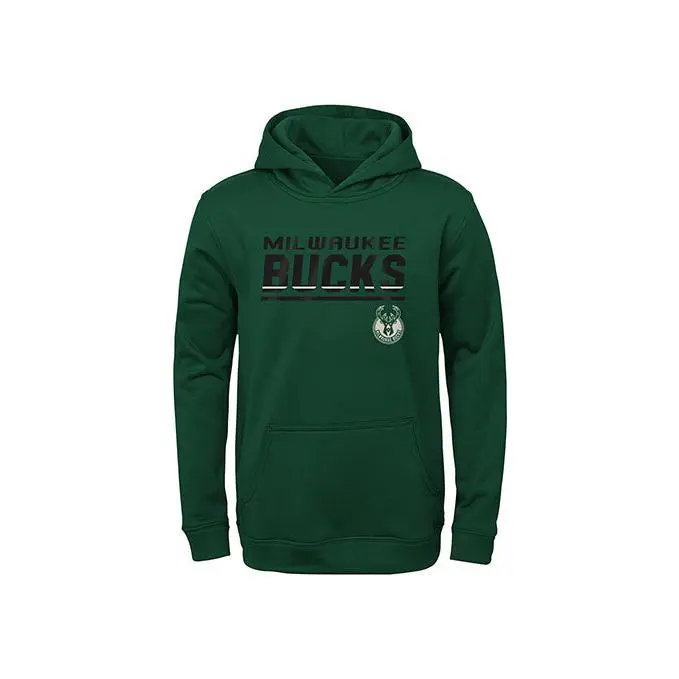 Youth Outerstuff Headliner Milwaukee Bucks Hooded Sweatshirt