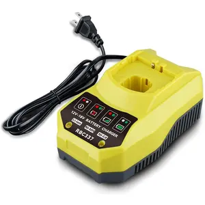 P117 P118 18V Rapid Charger Replacement for Ryobi One+ 12V 14.4V 18V Lithium/NiMh/Nicad Battery Charger Compatible with P102 P108 P189 P197 P103 P105 P107 P190 P191 Batteries