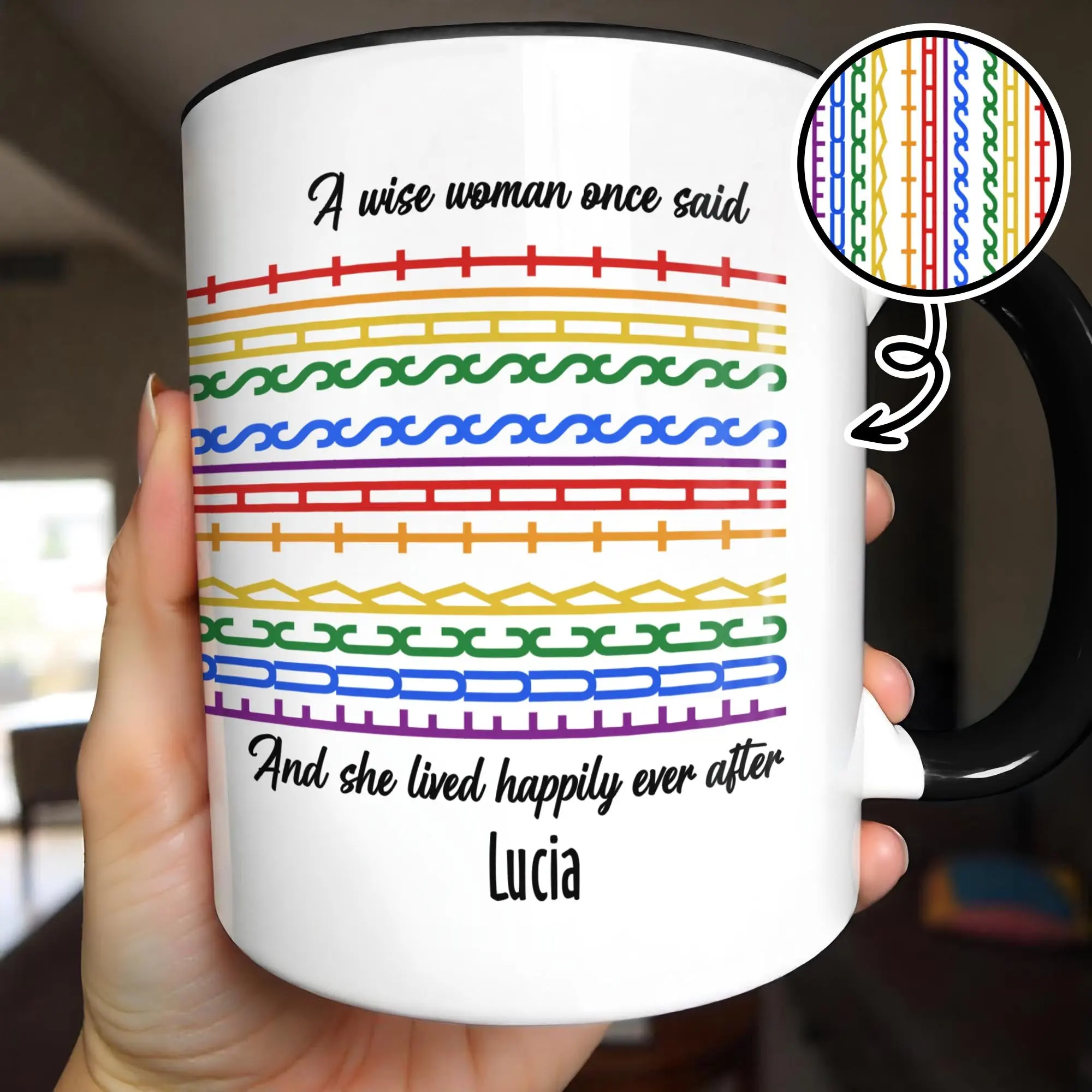 Personalized Wise Woman Once Said Mug, Custom Name Sarcastic Hidden Message Quote  Cup, Mother's Day Gift, 3D Inflated Effect Print 2D Ceramic Mug, - TikTok  Shop