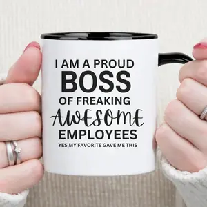 Boss Lady Mugs, Funny Boss Day, Office Gifts, Moving Appreciation Retirement Gifts Boss, Sarcastic Boss Gift, Quote Mug For Boss, Novelty Coffee Mug, Gifts For Coworker Boss, 11 15oz Ceramic Cup