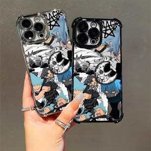 Black Star from Soul Eater Anime iPhone Case, Bold Graphic Design for Anime Lovers & Manga Fans, Compatible with iPhone 11/12/13/14/15/16 (Pro Max/Plus)