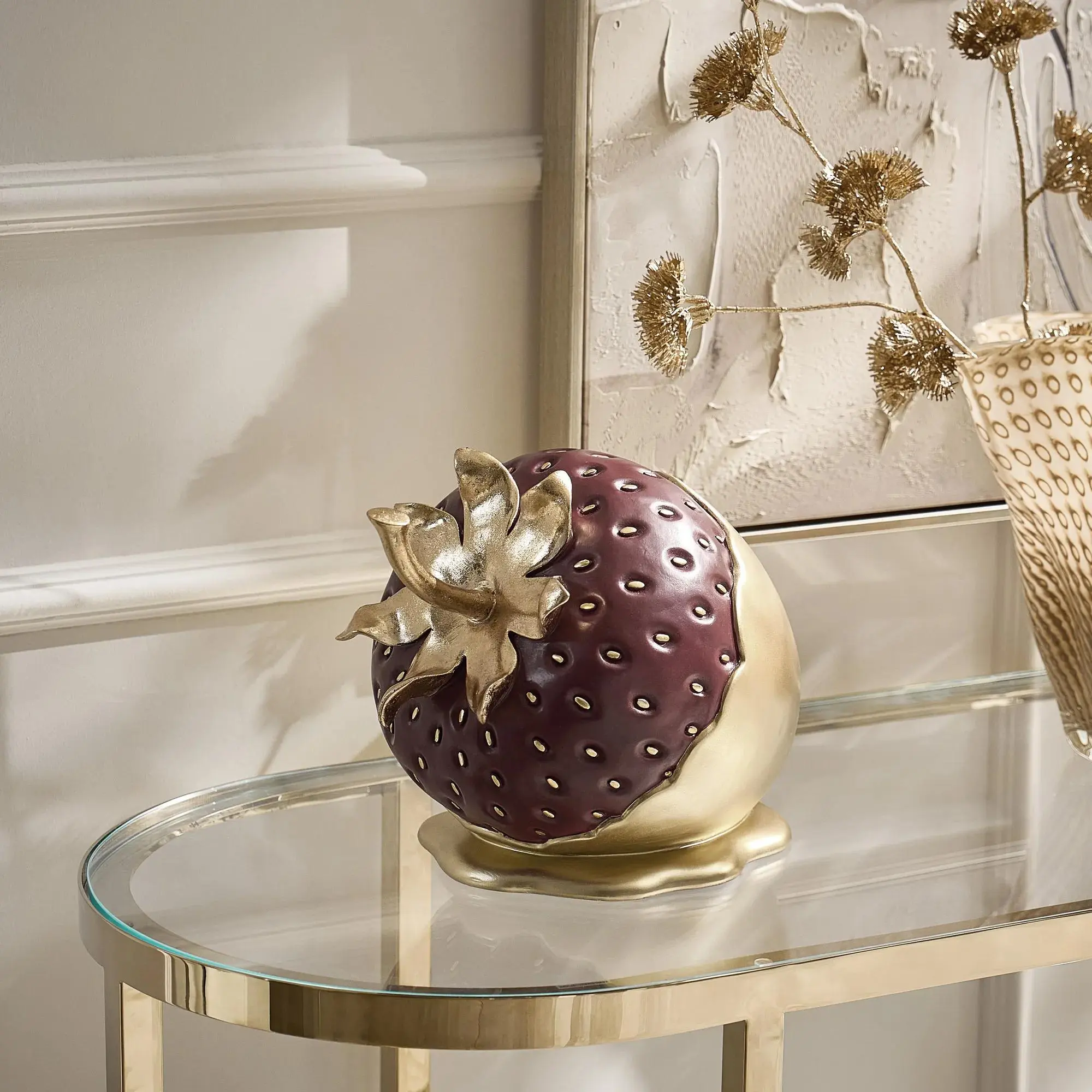 Z Gallerie Dipped Berry Decorative Object
