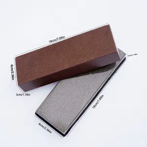 Coarse & Fine Set of Natural Sharpening Stones (400 Grit/1000 Grit) with Non-Slip Pads — Suitable for woodworking tools, kitchen knives, and outdoor knives fathersdaygiftideas