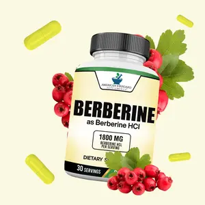 American Standard Supplements Berberine 1800mg Per Serving, Berberine Capsules, 90 Veggie Capsules