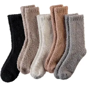 Womens Fuzzy Socks Soft Warm Fluffy Winter Sleep Thermal Plush Casual Cozy  Socks