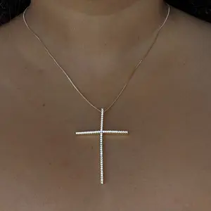 Cross Full Zirconium Necklace