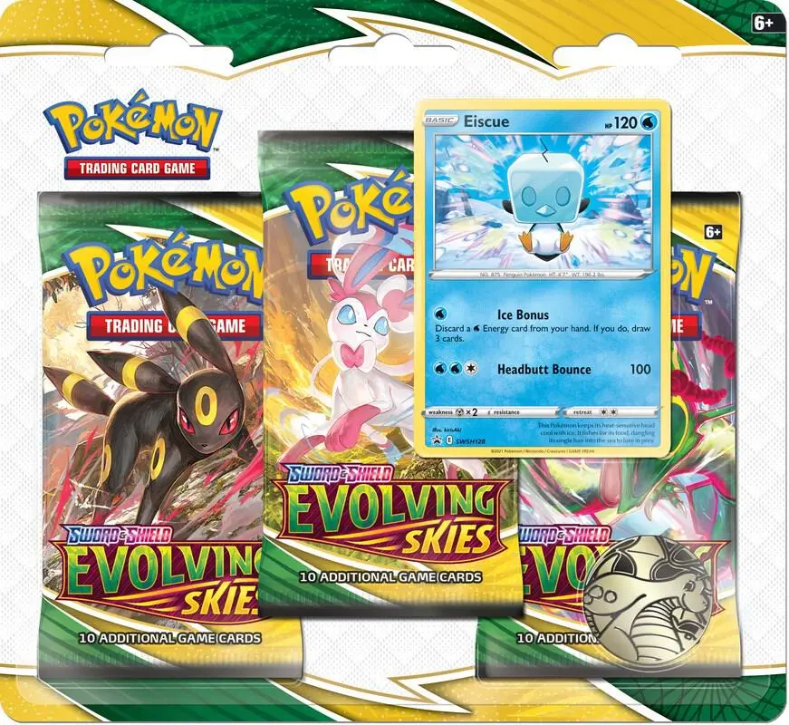 Evolving Skies 3 Pack Blister