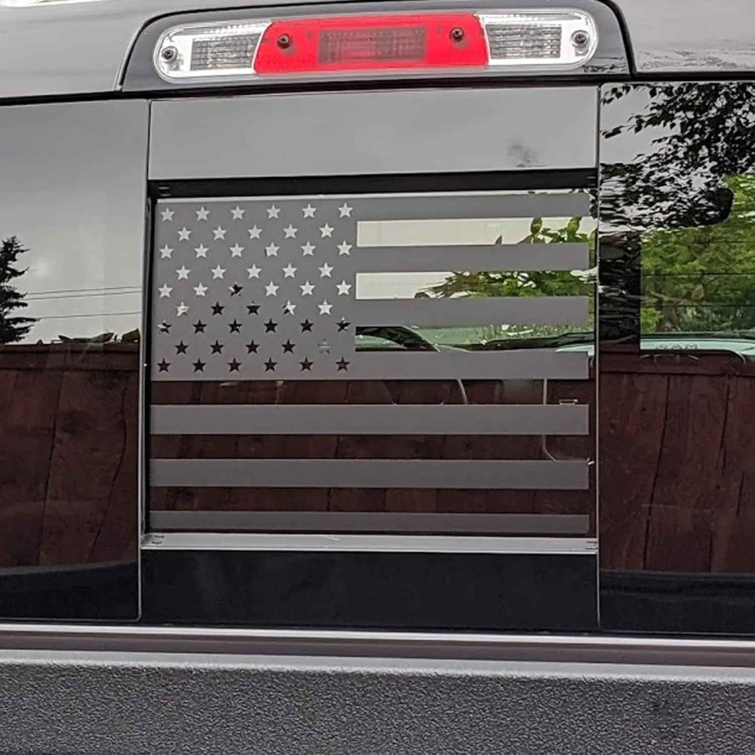 GJANSH Rear Middle Window Decals Compatible with RAM 1500 2500 3500 2009-2023 2024 2025 2026, Back Sliding Window Sticker,summervibes