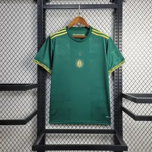 [Jersey For WC 2026] - Mexico de Oro Limited Edition Soccer Jersey 2025-2026 - Green - Full Print Logo 6UX