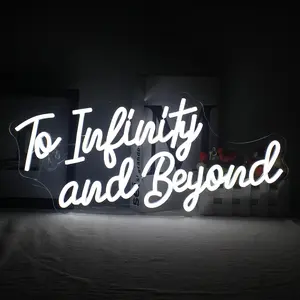 Infinity Journey Neon Sign, USB Plug Powered LED Neon Light, Decorative Light for Home, Office, Shop, Coffee Shop, Game Room, Room Decoration, Led Night Light