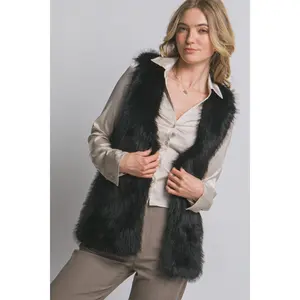 Long Fur Vest - Multiple Colors