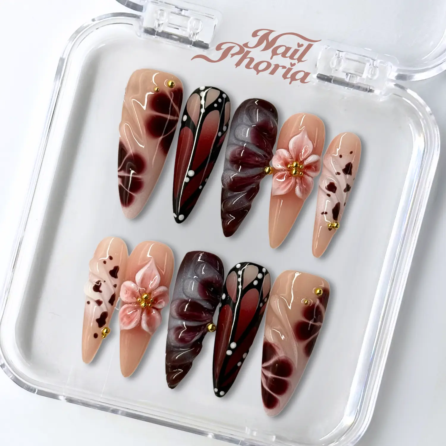NailPhoria｜TRENDING Collections 10PCS Handmade Press On Nails