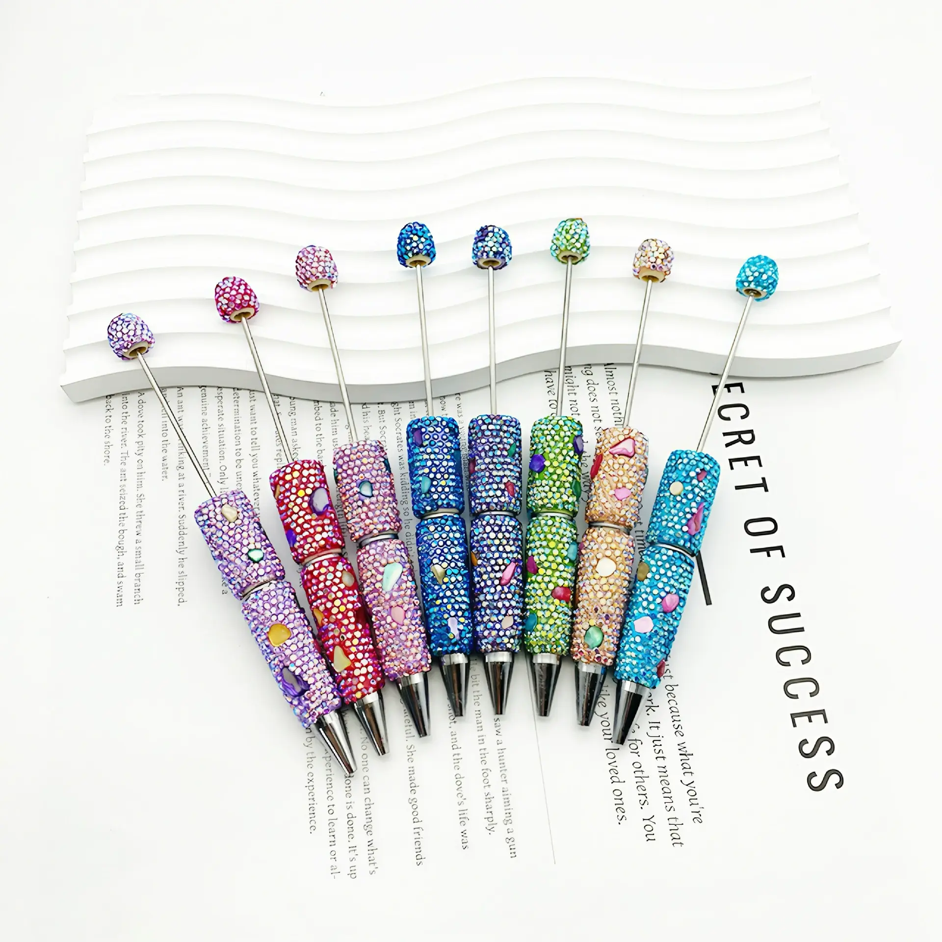 KK DIY SHOP Fashion Beaded Pen KK DIY SHOP Fashion Beaded Pen