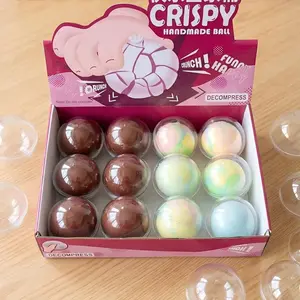 Super Relaxing Crispy Handmade Ball, Clear ASMR Sound, Crunchy Wax Skin Squeeze Toy, Slow Rebound Stress Relief, Perfect Gift for Parties and Holidays