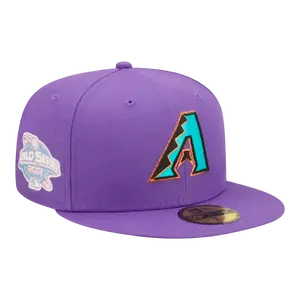 New Era 59Fifty MLB Arizona Diamondbacks Pop Sweat Men Fitted Hat Purple