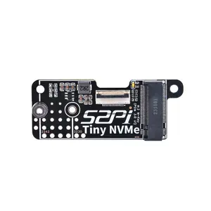 52Pi N10 Tiny PCIe M.2 Key-M NVMe SSD PCIe Peripheral Board for Raspberry Pi 5 Support M.2 2230 2242