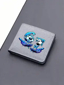 Teenage Wallet with Number 67 Football Design, Street Style, Comfortable Casual, Perfect Gift for Friends, Daily Use