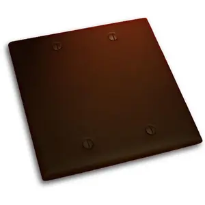 Residential Essentials  Double Blank Switch Plate- Venetian Bronze