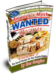 USED-America's Most Wanted Recipes - Volume 2 by Ron Douglas (Paperback)