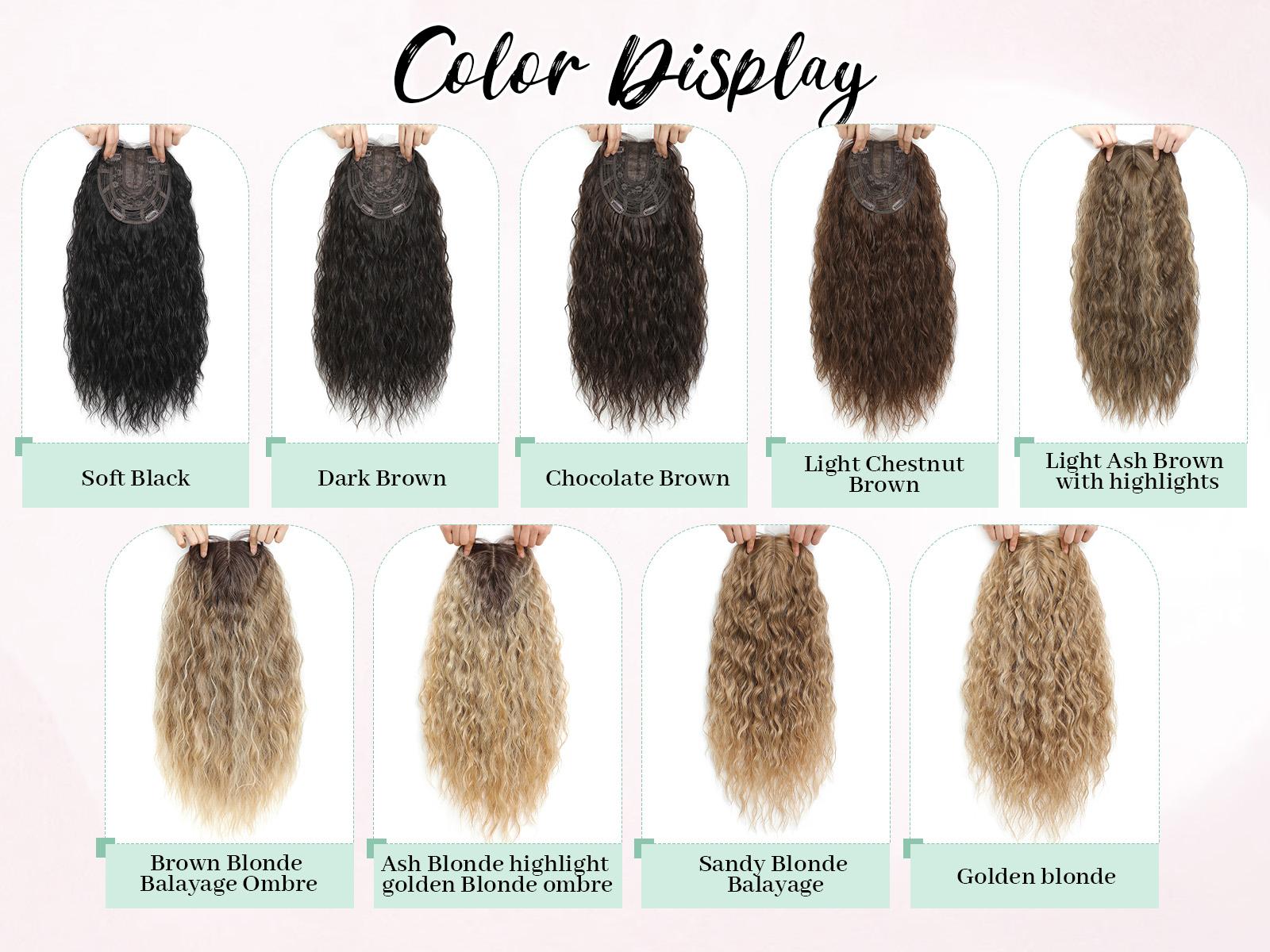 PANEWAY 20 Inch Curly Hair Topper for Women - Lightweight & Natural-Looking Clip-In Hairpiece for Instant Volume & Coverage, The Air-Light Solution for Thin Hair PANEWAY 20 Inch Curly Hair Topper for Women - Lightweight & Natural-Looking Clip-In Hairpiece for Instant Volume & Coverage, The Air-Light Solution for Thin Hair