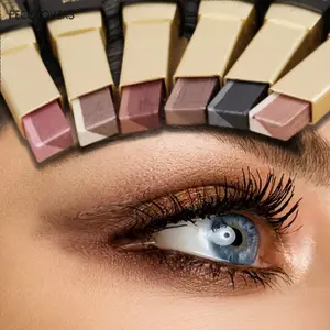 Pearlescent Glitter Eyeshadow Stick Burst Eyeliner Pencil Waterproof Long-Lasting Matte Contour Highlight Pearlescent Stick Makeup, Glitter Duochrome Eyeshadow