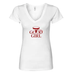 Good Girl - Collar w/Heart V-Neck