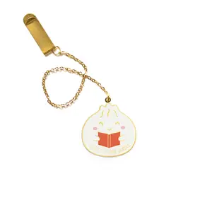 Dumpling Bookmark Charm