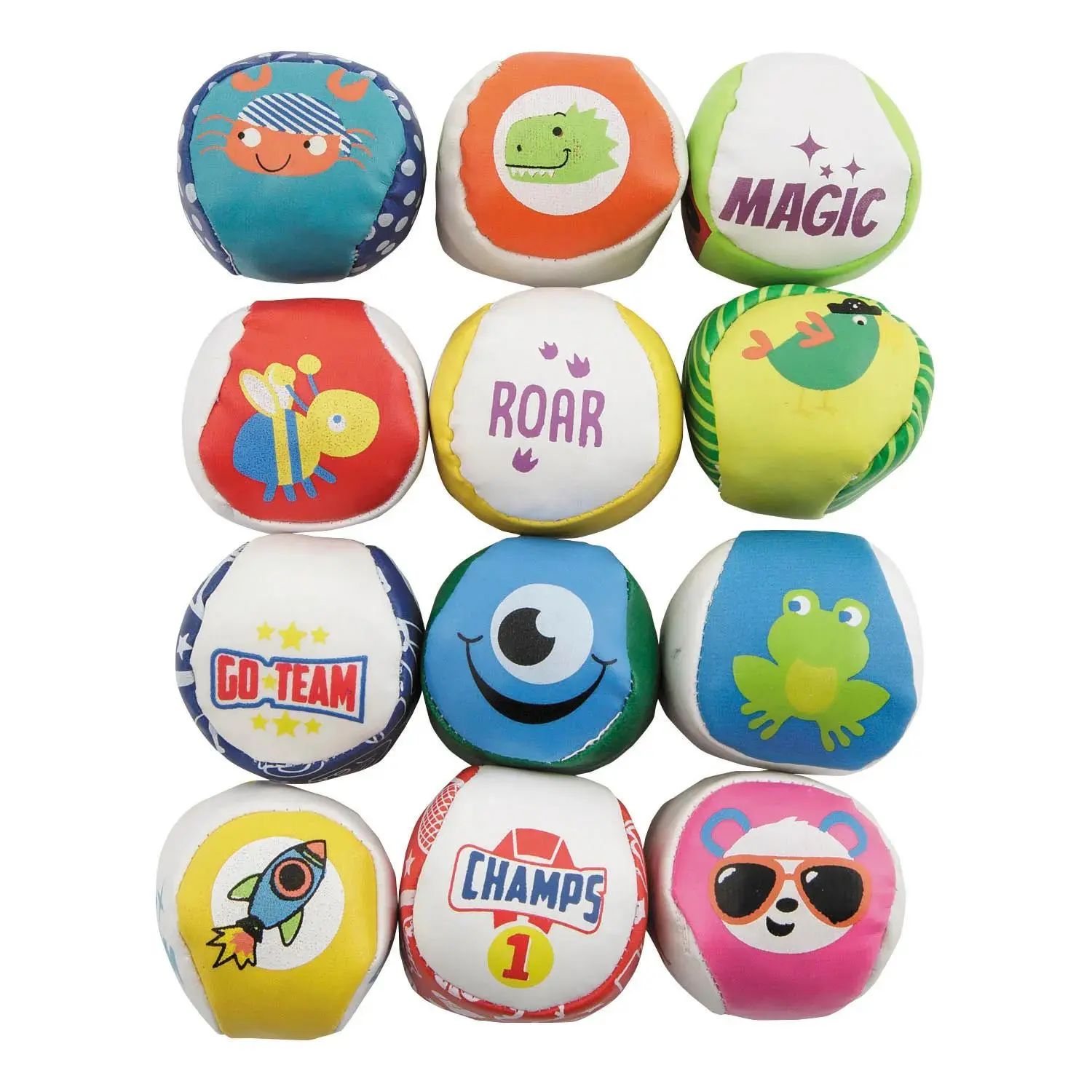 2" Bulk 50 Pc. Mini Super Cool Kick Ball Assortment