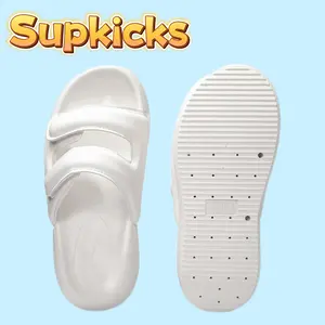 2025 Fashion Women's Slide Sandals with Double Hook&Loop Adjustable Strap - Flat Sandals for Summer - Shoe, Footwear