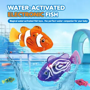 Magic Glowing Swimming Fish - An interactive water-sensing activated light-up toy,the perfect gift for infants and toddlers.
