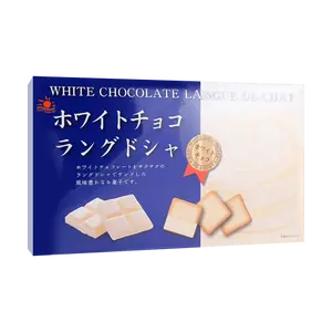 NIKKO SHOKUHIN Nikko Blue Dora Summer White Chocolate Cat Tongue Cookies Gift Box 15pcs 135g - Popular Japanese Souvenir Cookies