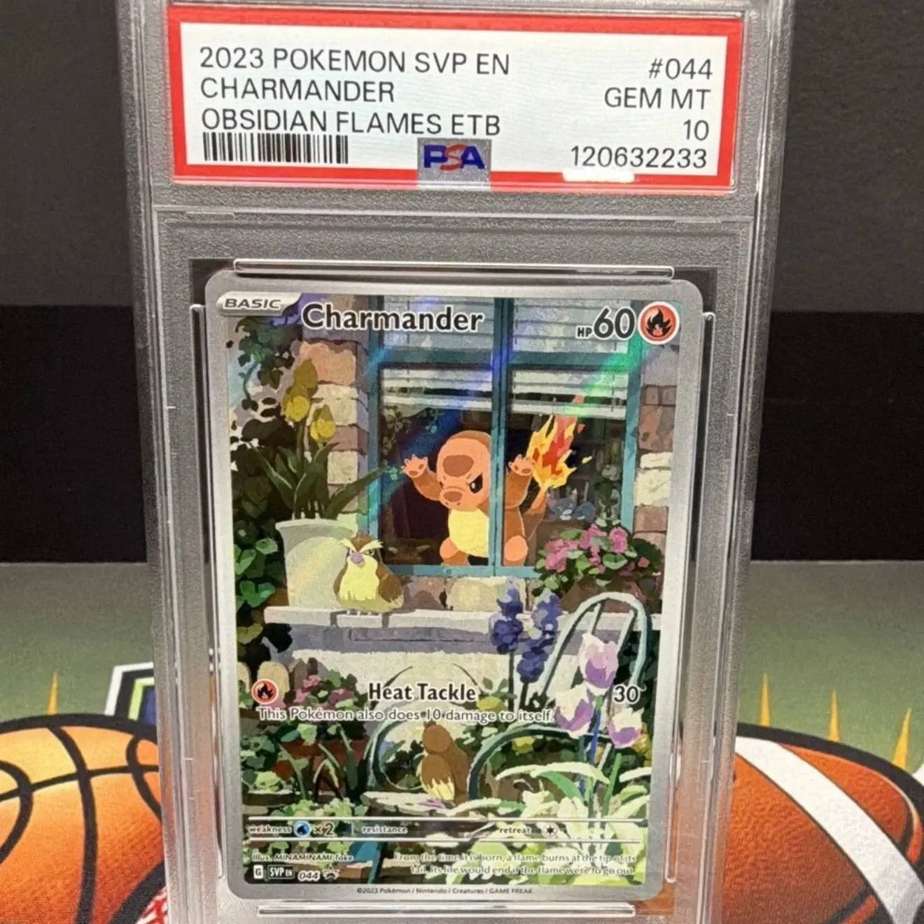 2023 Pokemon SVP EN Charmander Obsidian Flames ETB #044 GEM MT 10 120632233 Collectible Trading Card