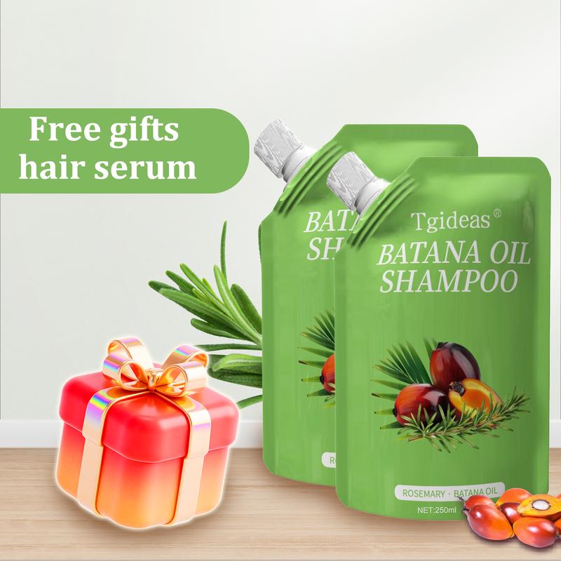 Tgideas Rosemary Batana Oil Shampoo - Promotes hair growth, strengthens hair strands, cleanses hair, contains natural extracts to care for hair, daily hair care 250ml (8.45oz). Nourishing Repair